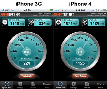 iPhone 4 vs iPhone 3G
